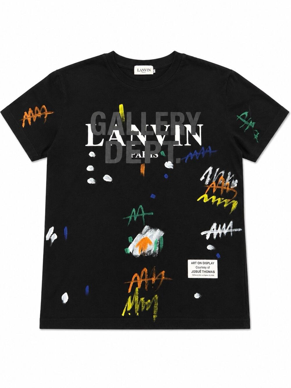 Lanvin Gallery Dept. Art On Display Graphic T-Shirt Black Men’s Size M